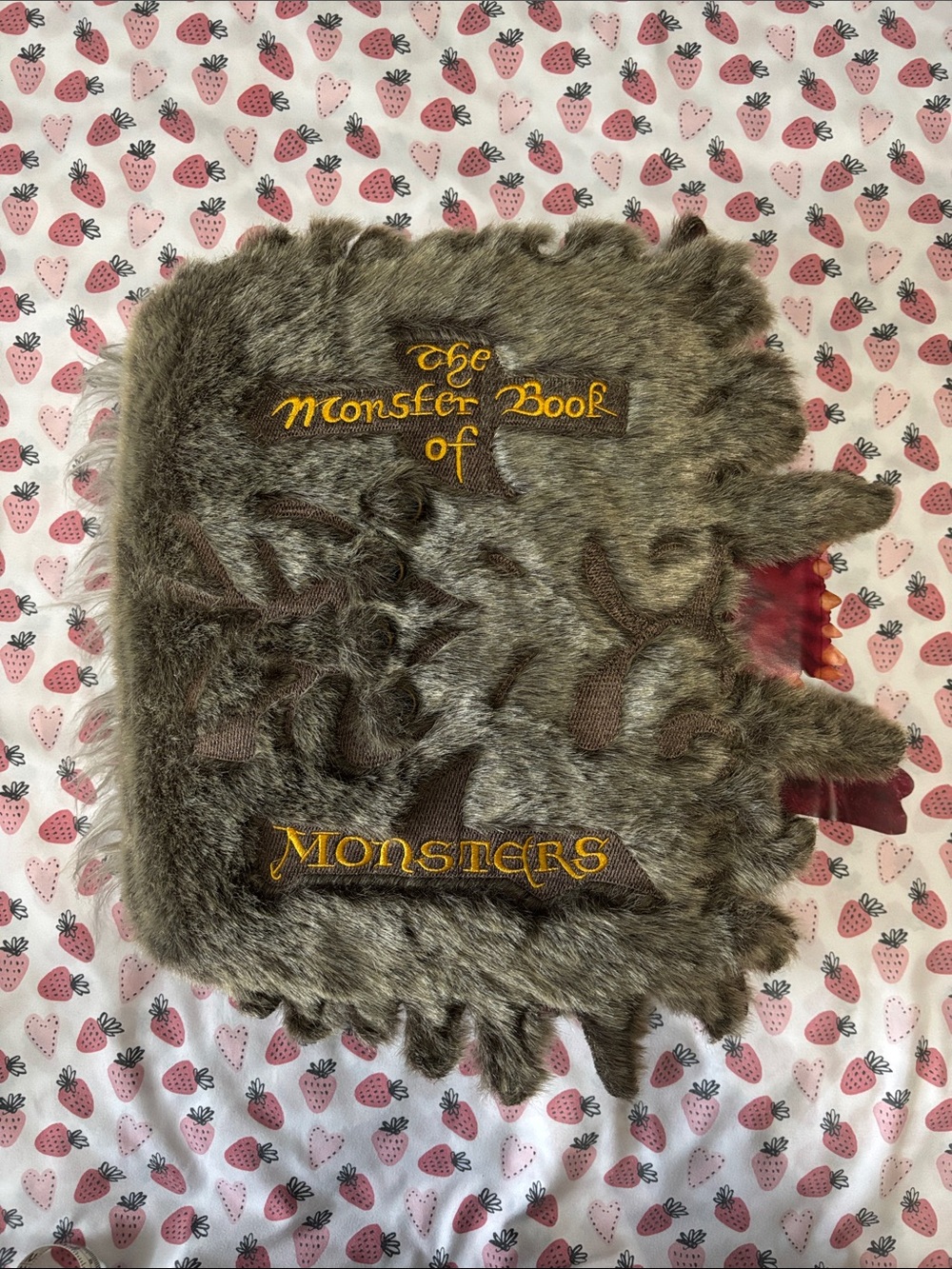 Harry Potter- The Monster Book of Monsters Plush/Pillow Book